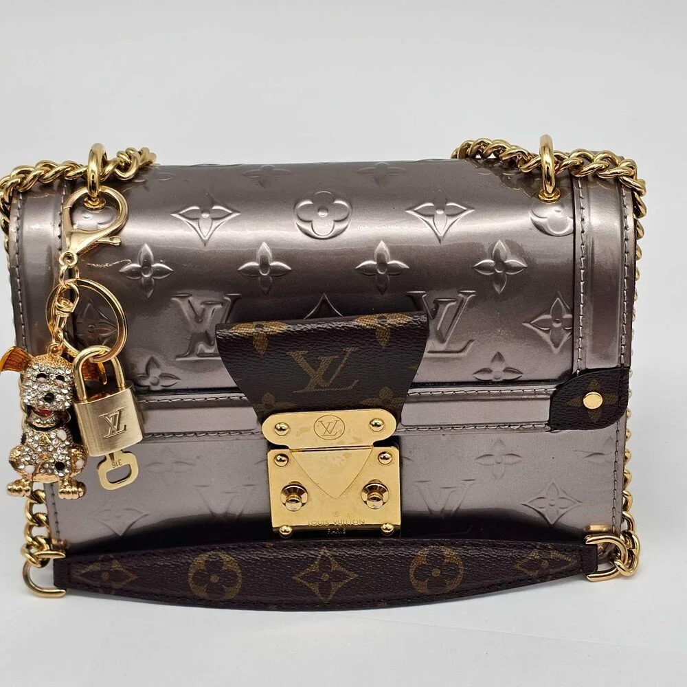 Authentic Louis Vuitton Gold Lock & Key ✨ Bag Charm Unbranded Dog Keychain